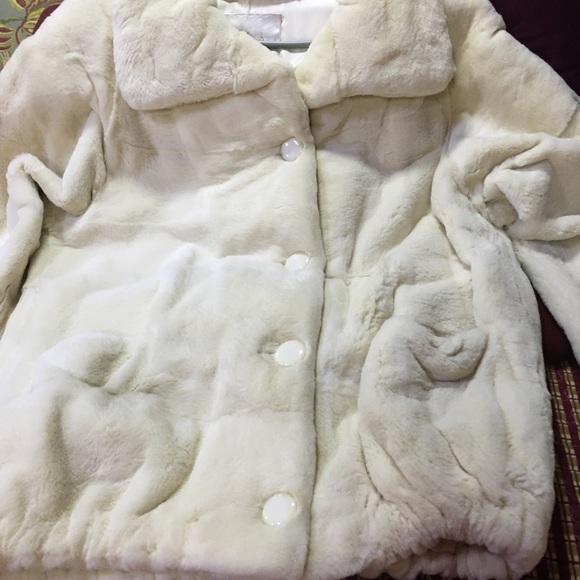 White shear mink jacket - Picture 4 of 4